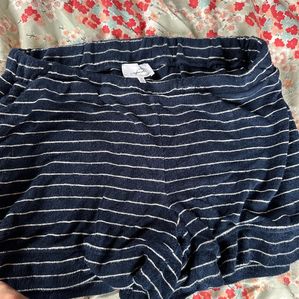 Soma Navy and White Striped Pajama Set